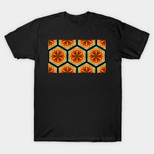 Honeycomb arabic oriental tile pattern T-Shirt